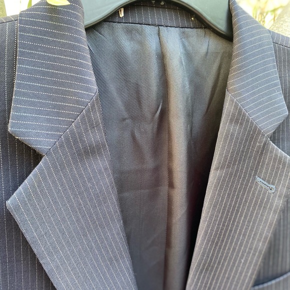 NW Burberrys Nordstrom Pinstripe Sport Coat Sz 42L - Picture 1 of 11